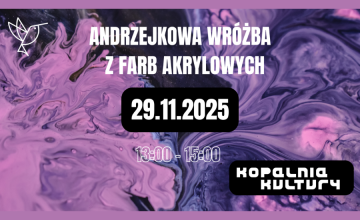 Andrzejkowa wróżba z farb akrylowych